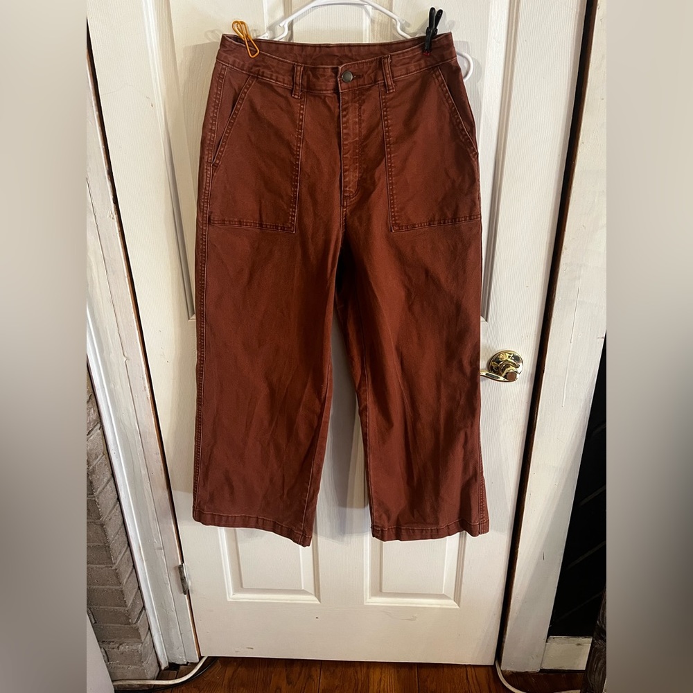 Universal Thread High Waisted Canvas Wide Leg Pants